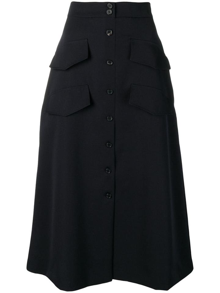 Rochas Pocket Detailed Skirt - Blue