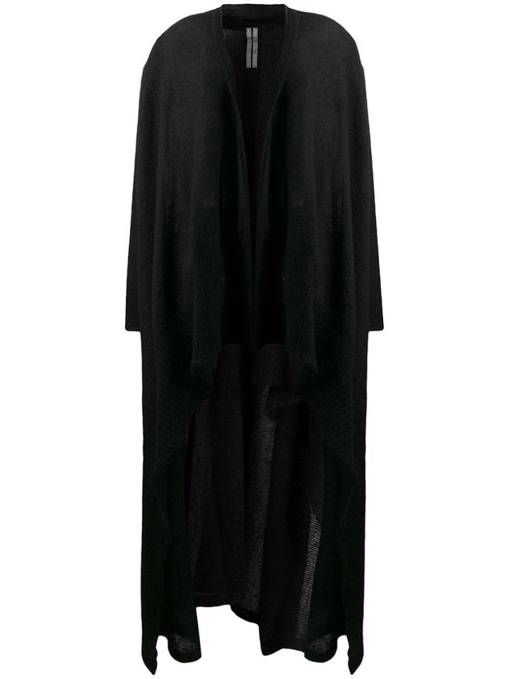 Rick Owens Draped Cardi-coat - Black