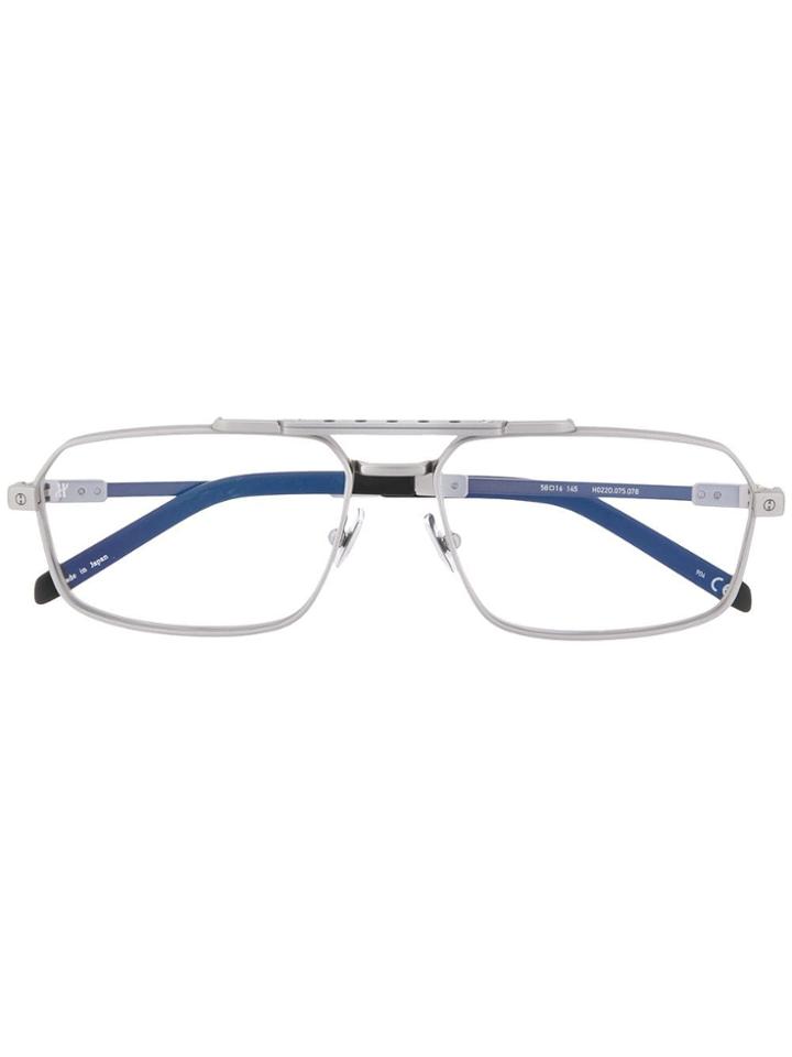 Hublot Eyewear Metal Frame Glasses - Metallic