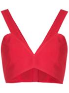 Nk Fluid Julia Cropped Top - Red