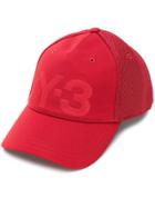 Y-3 Brand Embossed Cap - Red