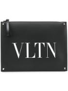 Valentino Valentino - Man - Clutch Lamb Vltn - Black