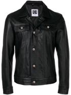 Les Hommes Urban Panelled Overshirt Jacket - Black