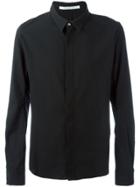 Individual Sentiments Concealed Fastening Shirt - Black