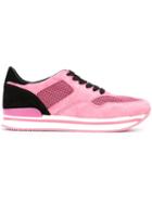 Hogan H222 Sneakers, Women's, Size: 36, Pink/purple, Suede/nylon/leather/rubber