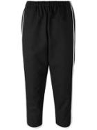No21 Cropped Trousers, Women's, Size: 44, Black, Cotton/linen/flax