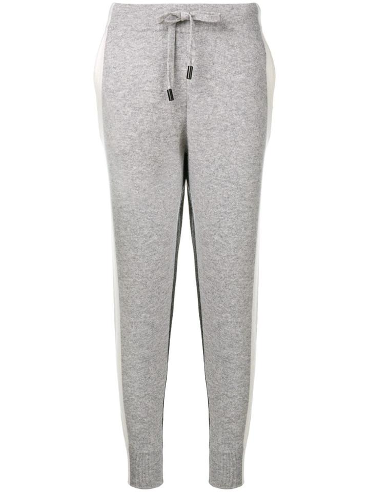 Zoe Jordan Side Stripe Track Pants - Grey