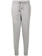 Zoe Jordan Side Stripe Track Pants - Grey