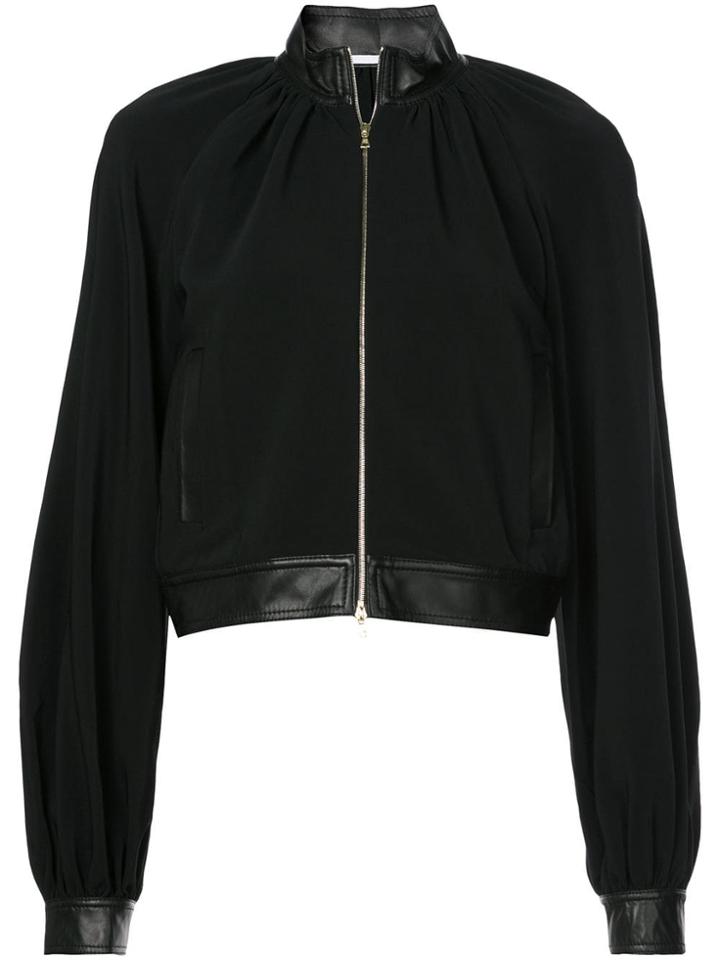 Rosetta Getty Zipped Bomber Jacket - Black
