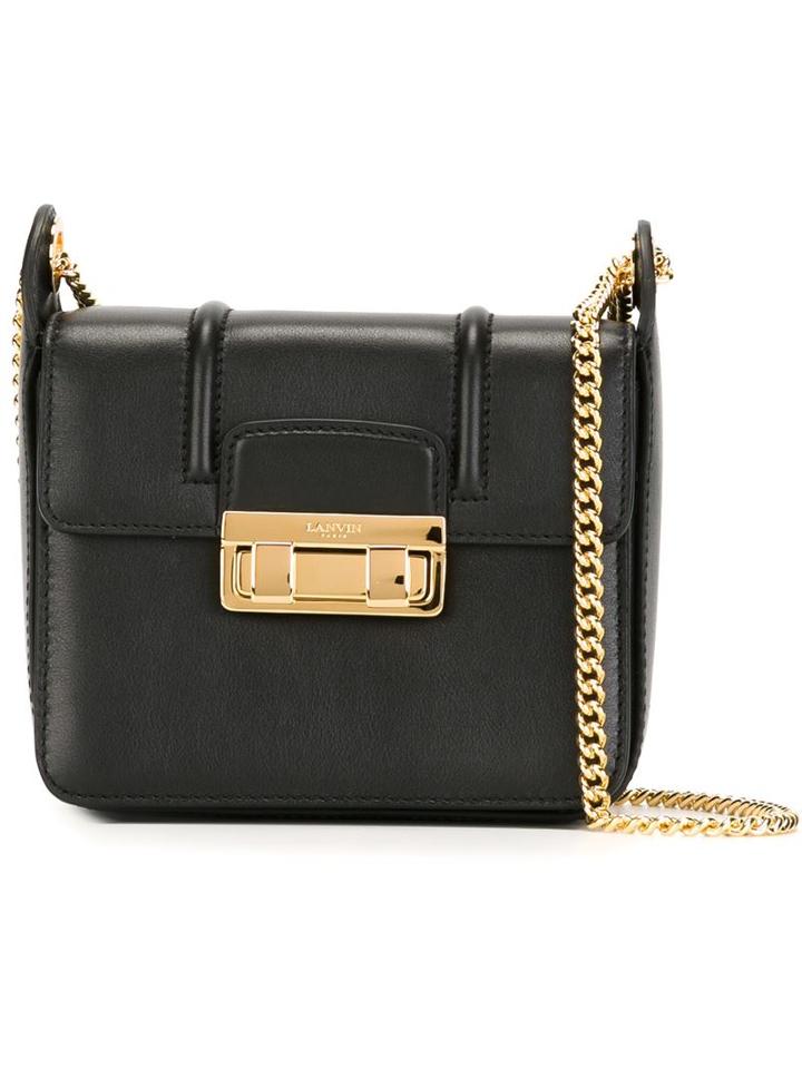 Lanvin 'jiji' Shoulder Bag, Black, Calf Leather