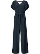 Vince Waist Fastened Jumpsuit - Blue