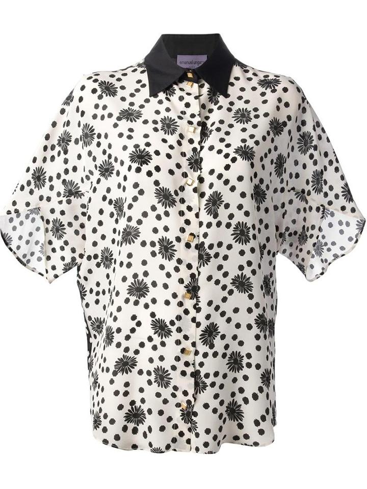 Emanuel Ungaro Floral Print Blouse