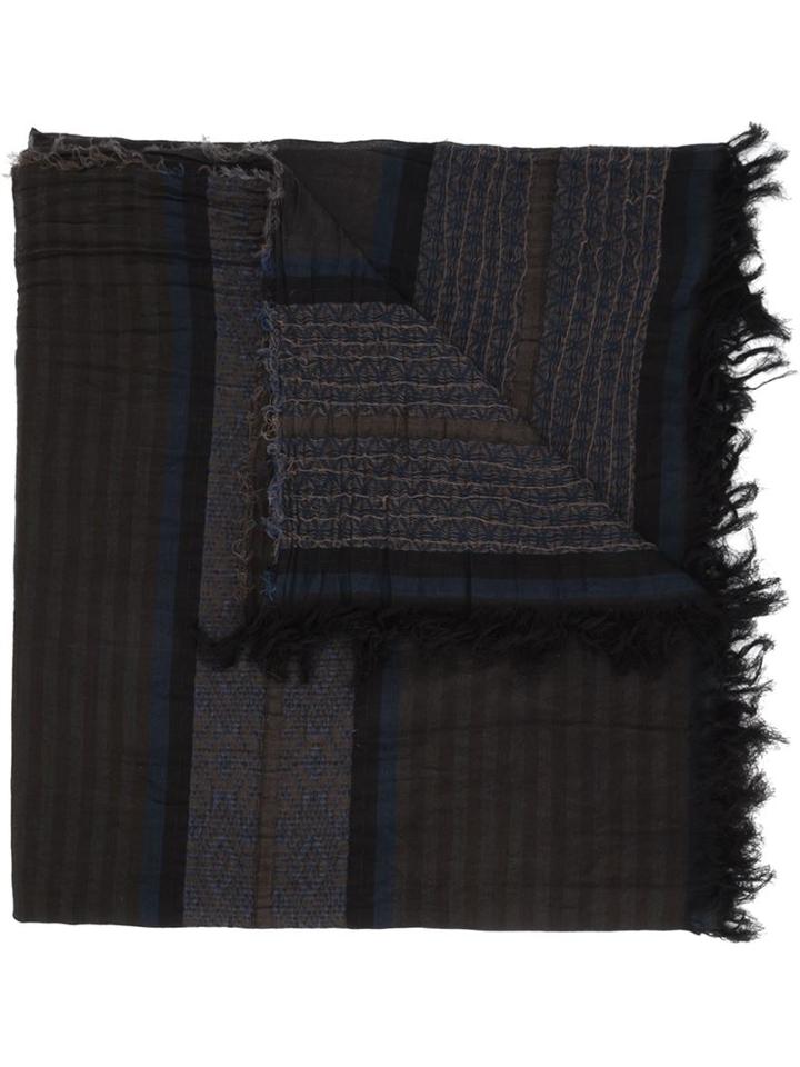 Uma Wang Jacquard Detail Scarf