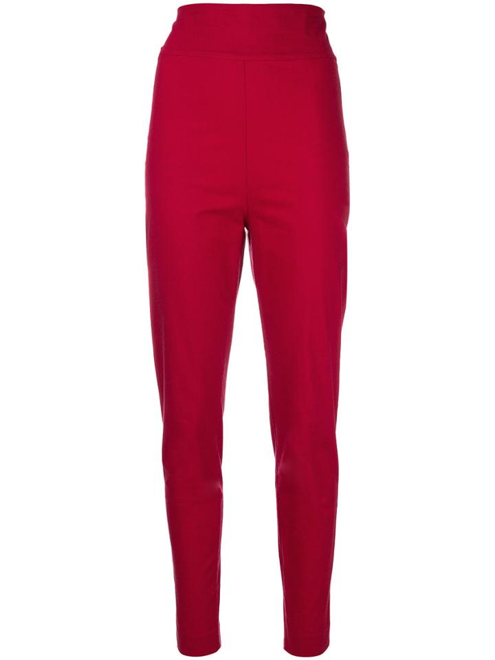 Romeo Gigli Vintage High Waist Trousers - Red