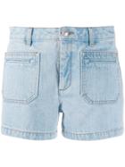 A.p.c. Short Denim Shorts - Blue