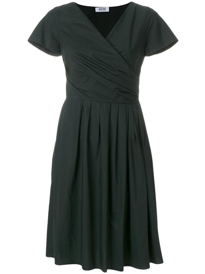 Moschino Vintage Gathered Short Dress - Black