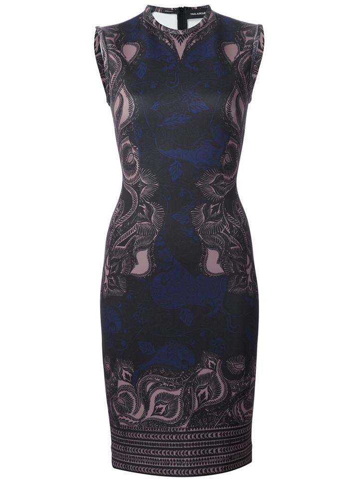 Yigal Azrouel 'abstract Ganesha' Dress
