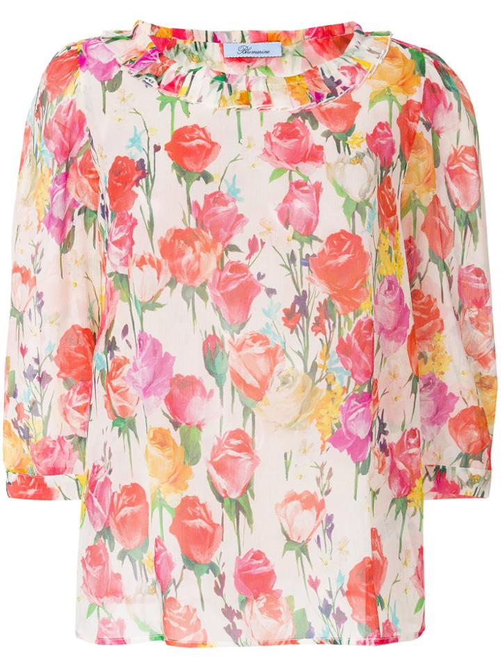 Blumarine Floral Blouse - Multicolour