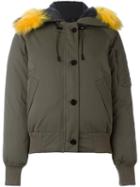 Kenzo Raccoon Fur Trim Puffer Jacket