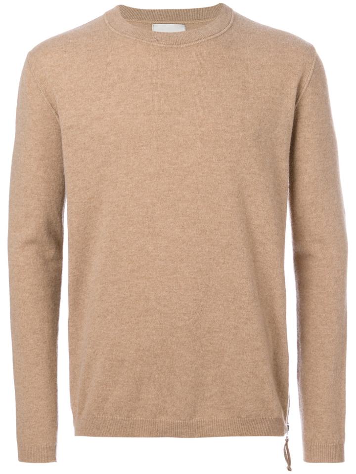 Laneus Zip Detail Jumper - Nude & Neutrals