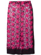 Comme Des Garçons Vintage Sheer Knit Lace Skirt, Women's, Size: Small, Pink/purple