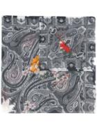 Etro Blurred Paisley Print Scarf - Multicolour