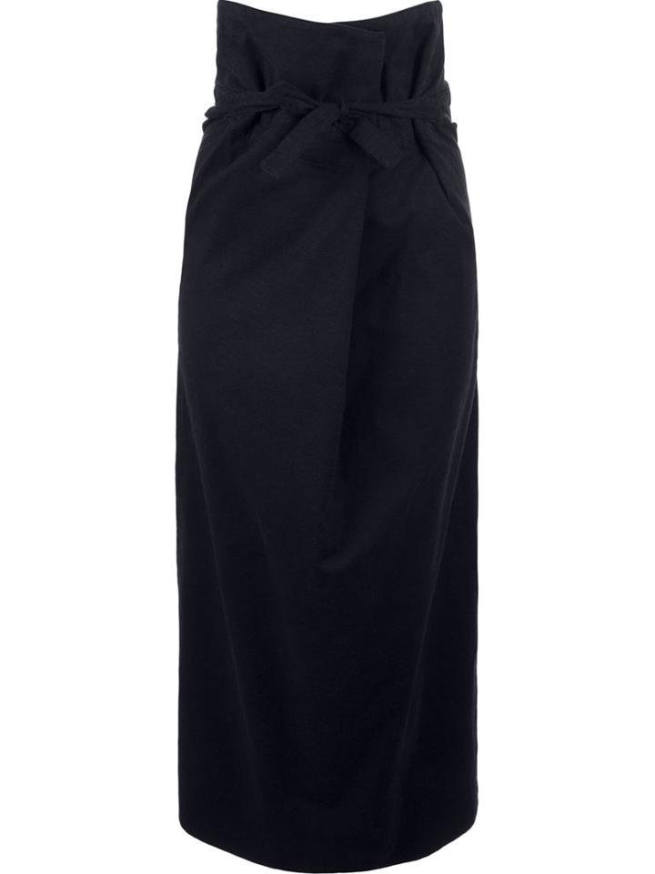 Uma Raquel Davidowicz - 'sal' Skirt - Women - Linen/flax/spandex/elastane/viscose - 42, Blue, Linen/flax/spandex/elastane/viscose