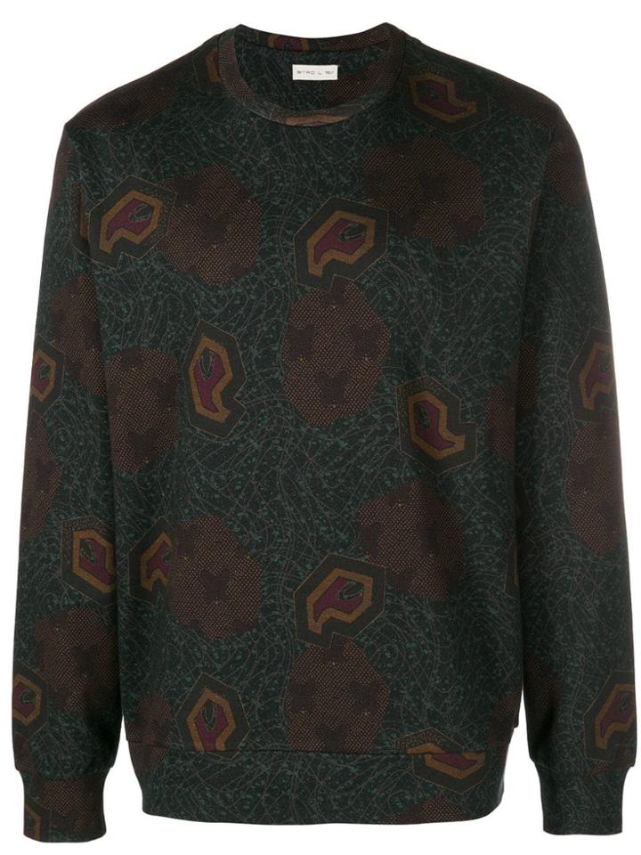 Etro Printed Sweatshirt - Red