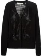 Cedric Charlier Perforated Front Cardigan