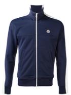 Moncler Colour Block Zipped Sweatshirt, Men's, Size: Xl, Blue, Polyamide/cotton