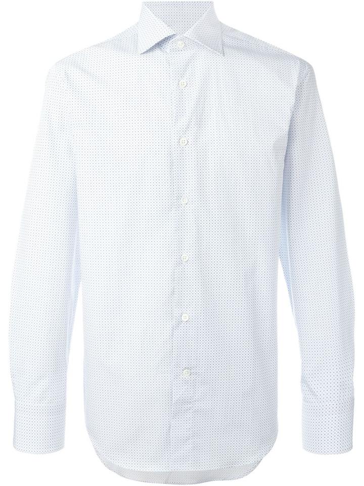 Canali Small Print Shirt