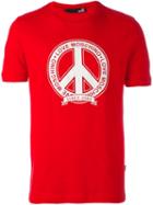 Love Moschino Peace Symbol Print T-shirt