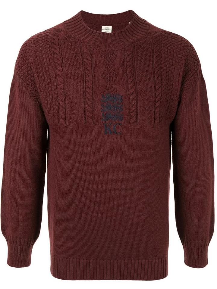 Kent & Curwen Logo Embroidered Jumper