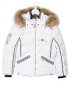 Bogner Kids Hooded Down Coat, Girl's, Size: 10 Yrs, White