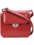 Maison Margiela Structured Shoulder Bag, Women's, Red, Leather