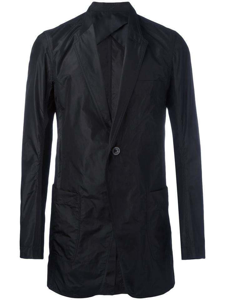 Rick Owens Cyclops Jacket, Men's, Size: 50, Black, Silk/cotton/viscose/cupro