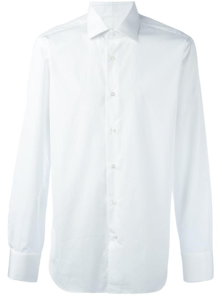 Barba - Classic Shirt - Men - Cotton - 38, White, Cotton