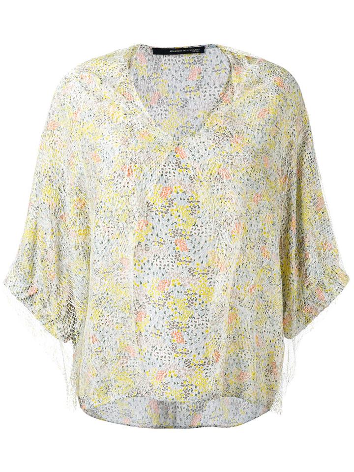 Maurizio Pecoraro - Printed Blouse - Women - Nylon - 42, Nylon