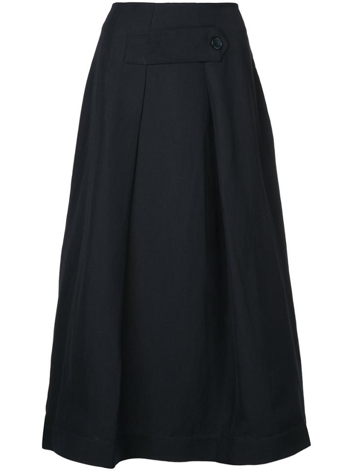 Studio Nicholson A-line Midi Skirt - Blue