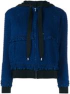 Adam Selman A Selman Hoodie Frayed Demin