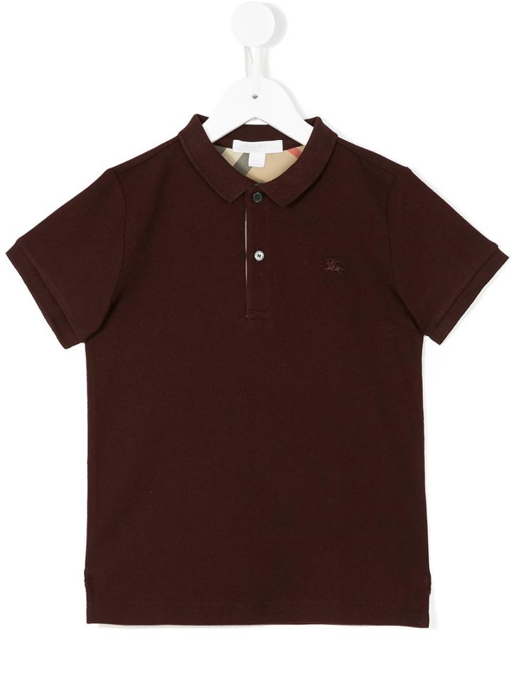 Burberry Kids - Mini Ppm Polo Shirt - Kids - Cotton - 8 Yrs, Red