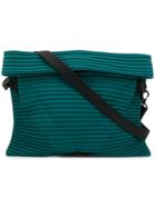 Homme Plissé Issey Miyake Pleated Shoulder Bag - Green