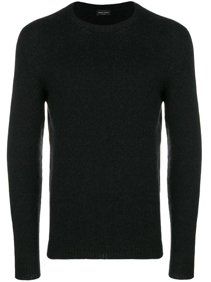 Roberto Collina Round Neck Sweater - Black