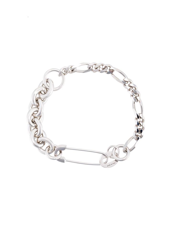 Valentino Valentino Garavani Paper Clip Bracelet - Metallic