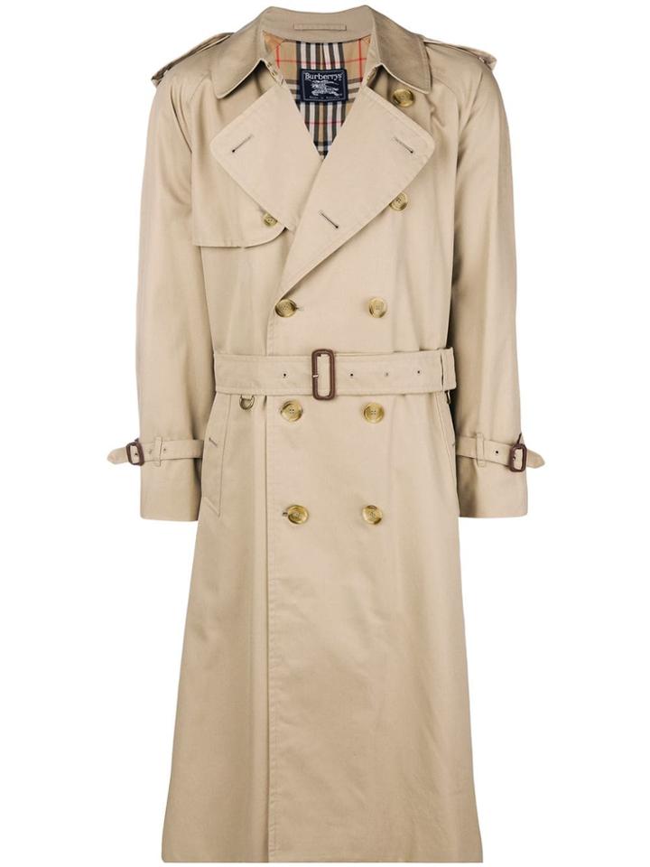 Burberry Vintage 1990's Traditional Trench Coat - Neutrals