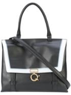 Derek Lam 10 Crosby - Contrast Detail Tote - Women - Nappa Leather - One Size, Black, Nappa Leather