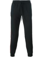 Palm Angels Side Stripe Track Pants, Men's, Size: Xs, Black, Cotton/polyester/metal