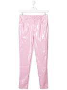 Alberta Ferretti Kids Teen Skinny-fit Trousers - Pink