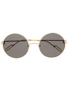 Cartier Gold Rounded Sunglasses