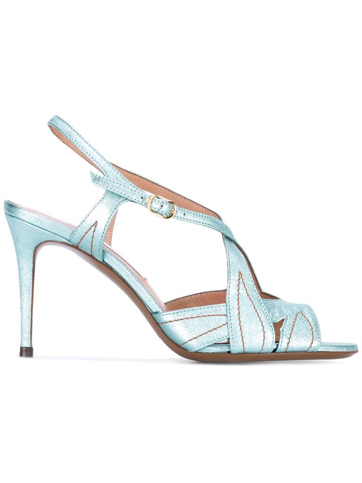 L'autre Chose Contrast Sandals - Blue